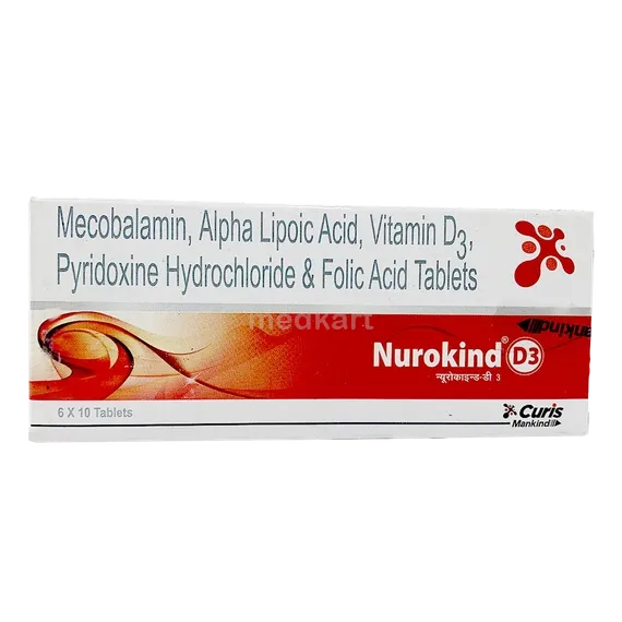 nurokind d3 tablet 10's